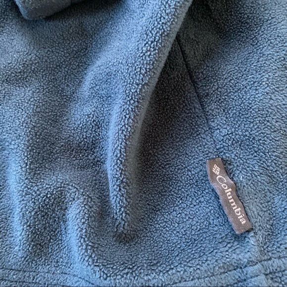 Columbia Fleece Jacket Mens XL Full Zip Dark Green Long Sleeve - Picture 6 of 8